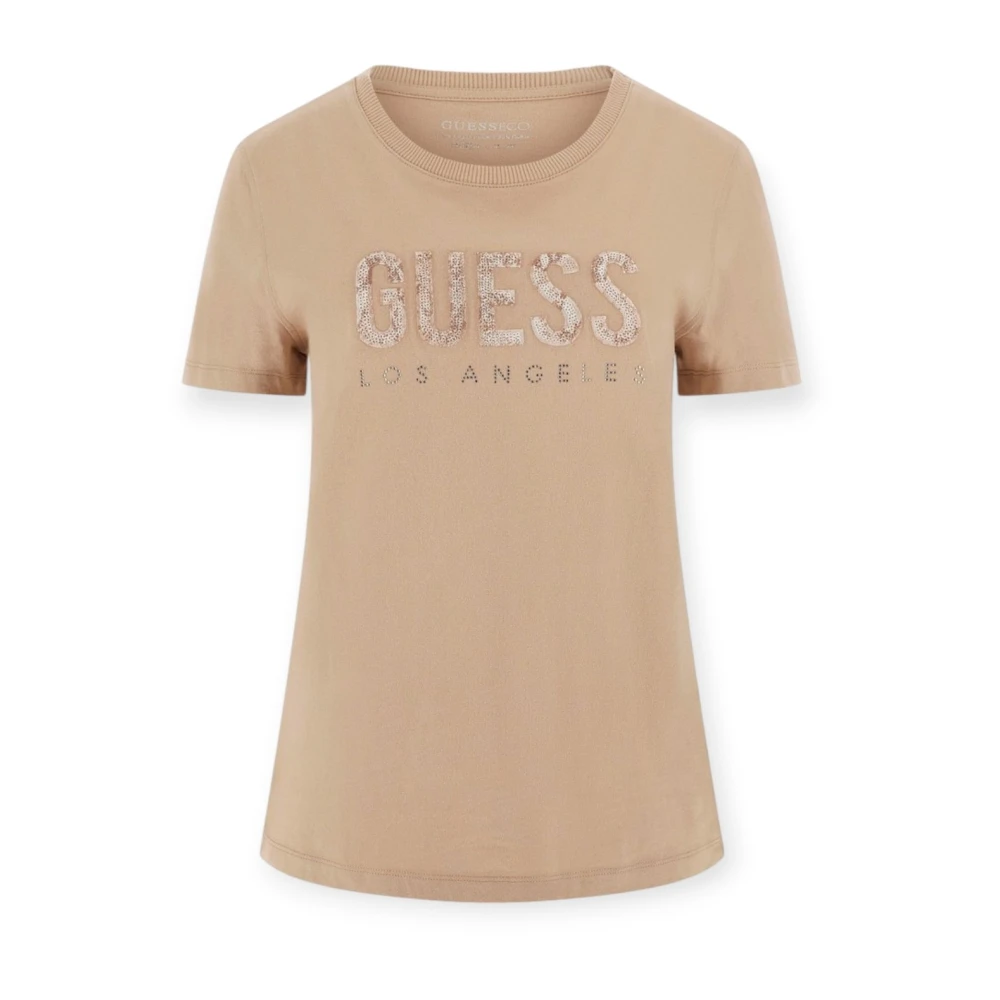 Guess - Tops > T-Shirts - Beige - Guess - Modalova