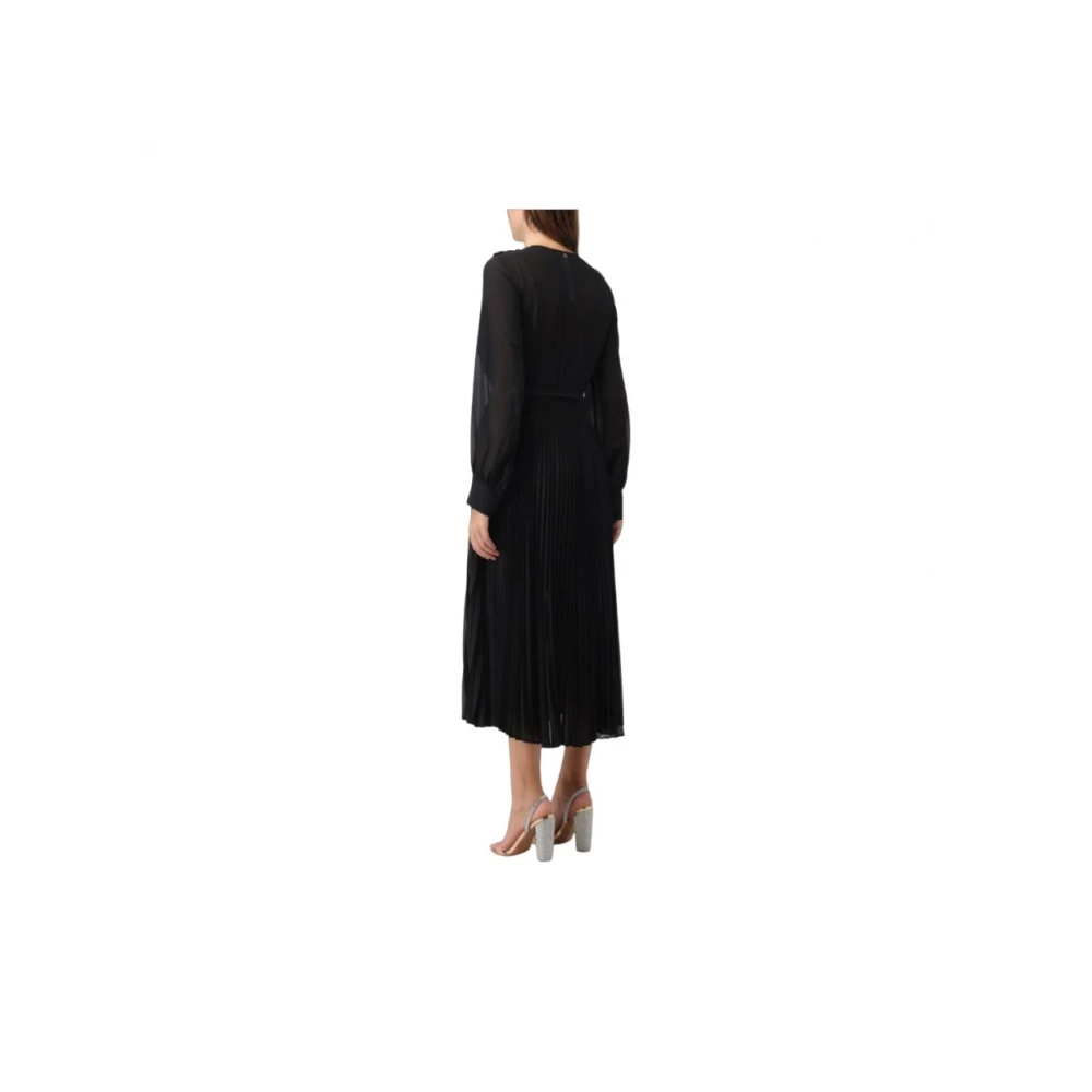 Twinset Polyester Jurken Black Dames