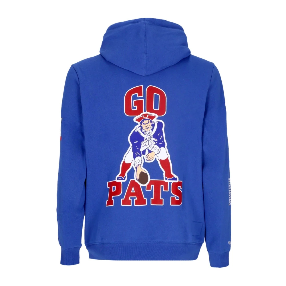 Mitchell & Ness NFL Team Origins Fleece Hoodie Blue Heren