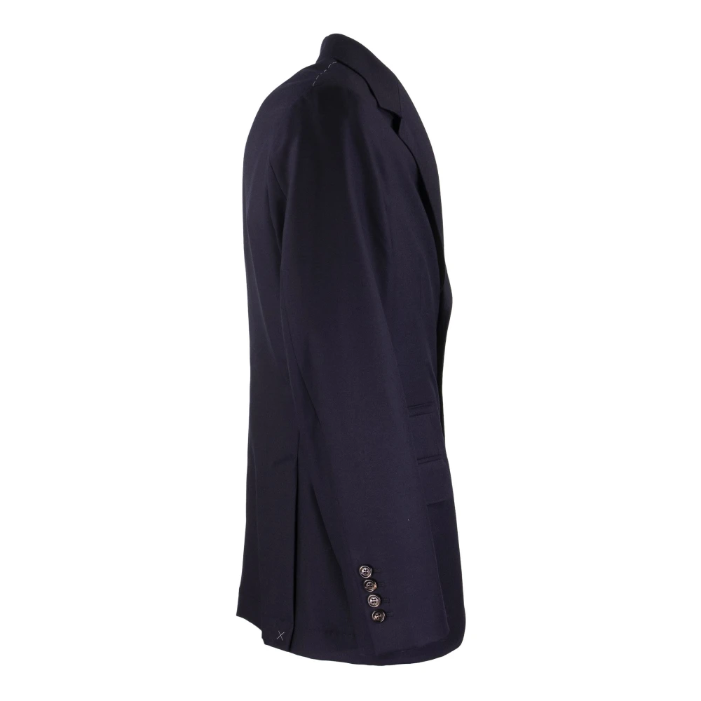 BRUNELLO CUCINELLI Wollen Deconstructed Jas Blue Heren
