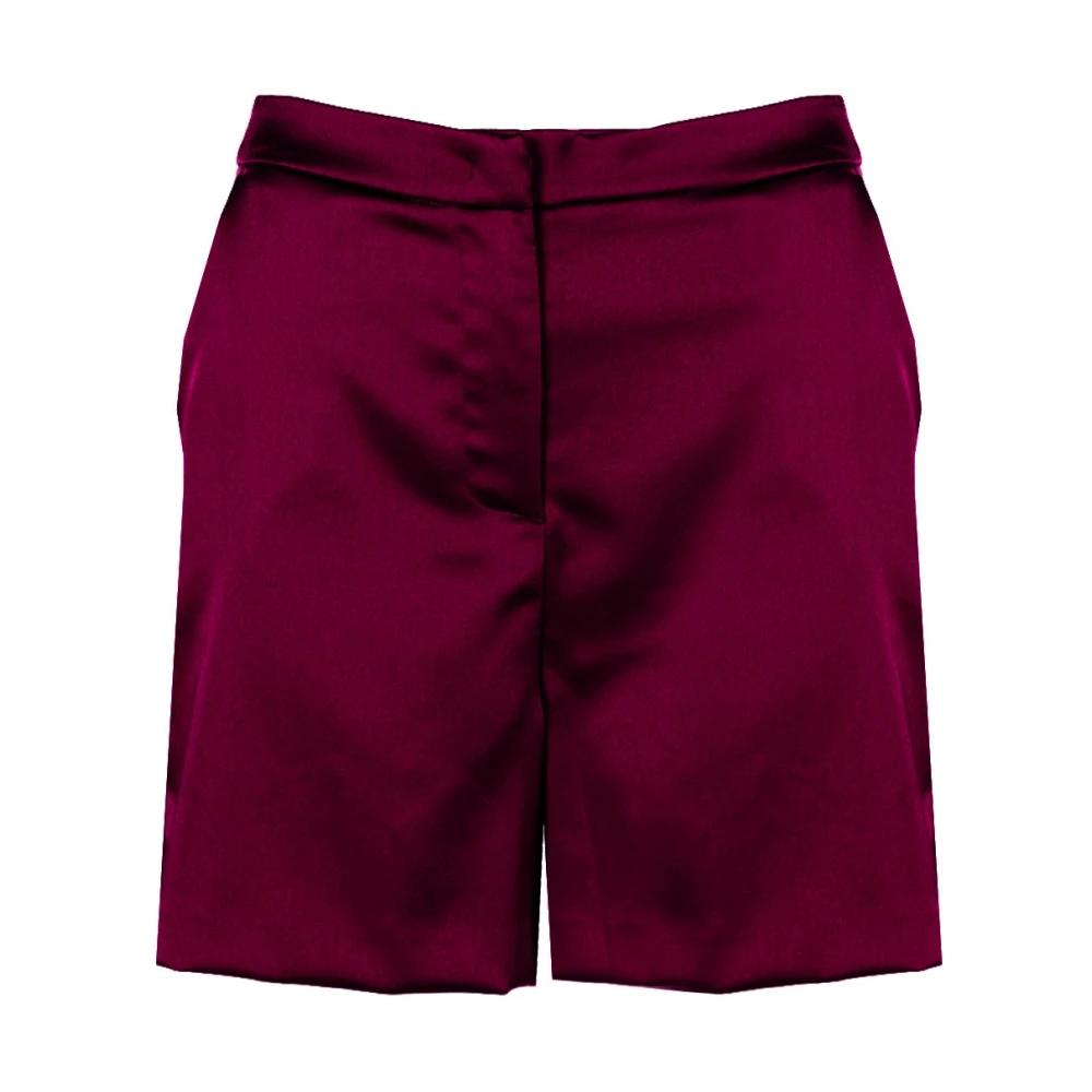 Liu Jo Hoge Taille Shorts Rebel Queen Stijl Purple Dames