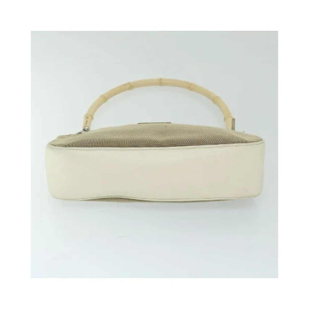 Gucci Vintage Pre-owned Canvas handbags Beige Dames