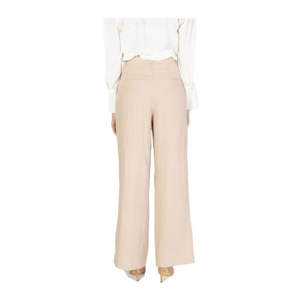 Vero Moda Palazzo Broek Viscose Blend Lente Zomer Collectie Pink Dames