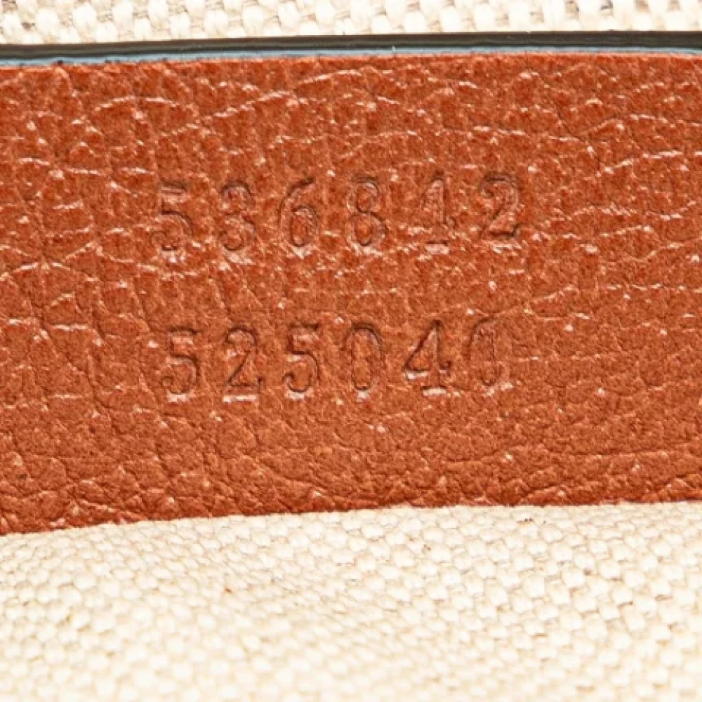 Gucci Vintage Pre-owned Canvas backpacks Beige Dames