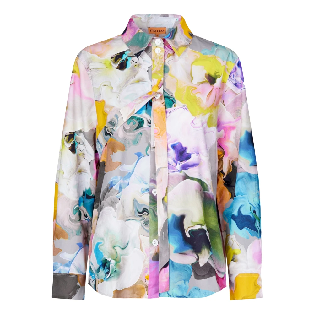 Stine Goya Multicolor Classic Cotton Poplin Shirt - Female - Shirts - Xs - Blouses & Shirts