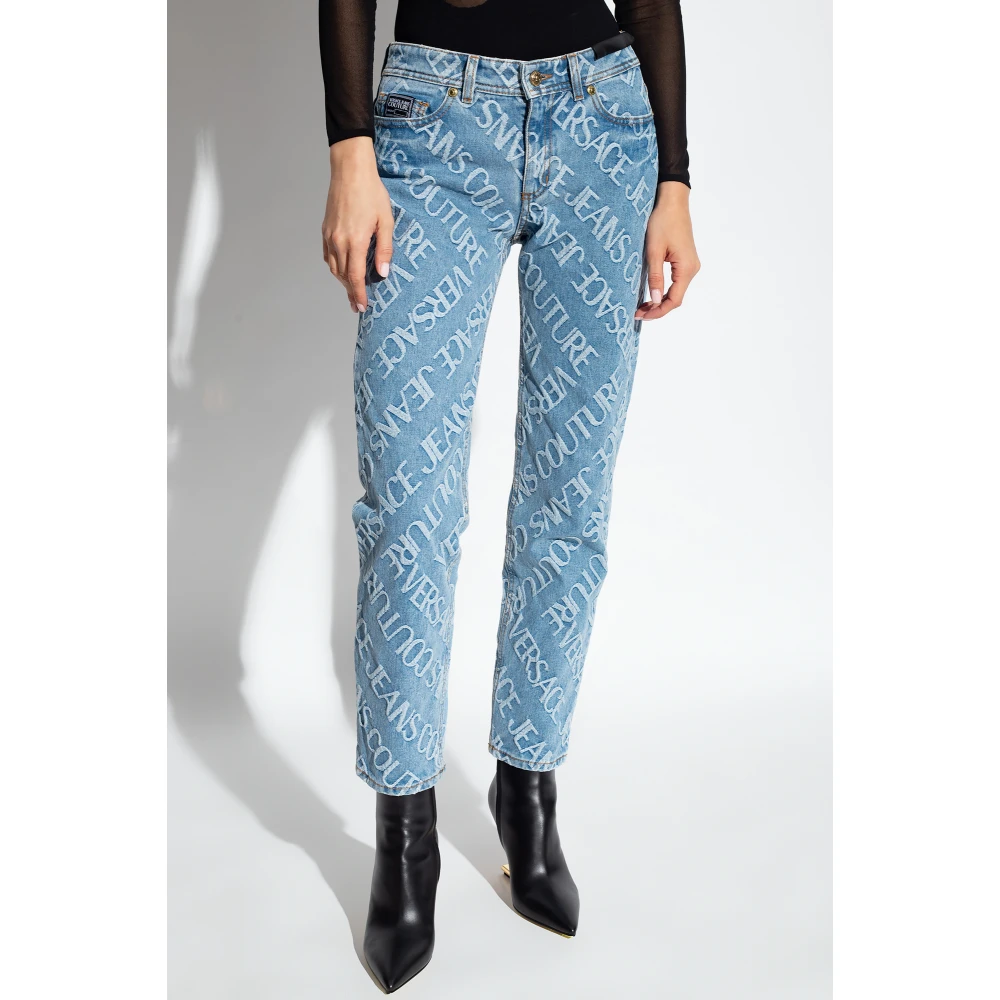 Versace Jeans Couture Straight leg jeans Blue Dames