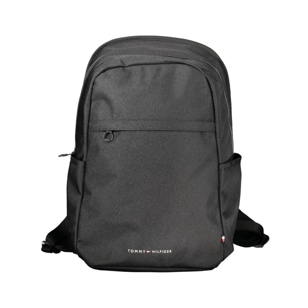 Tommy Hilfiger Men's Black Polyester Backpack