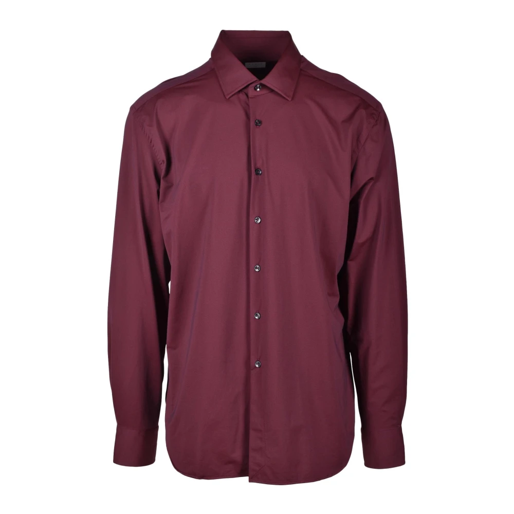 Xacus Elegante Shirt met Stretchstof Red Heren