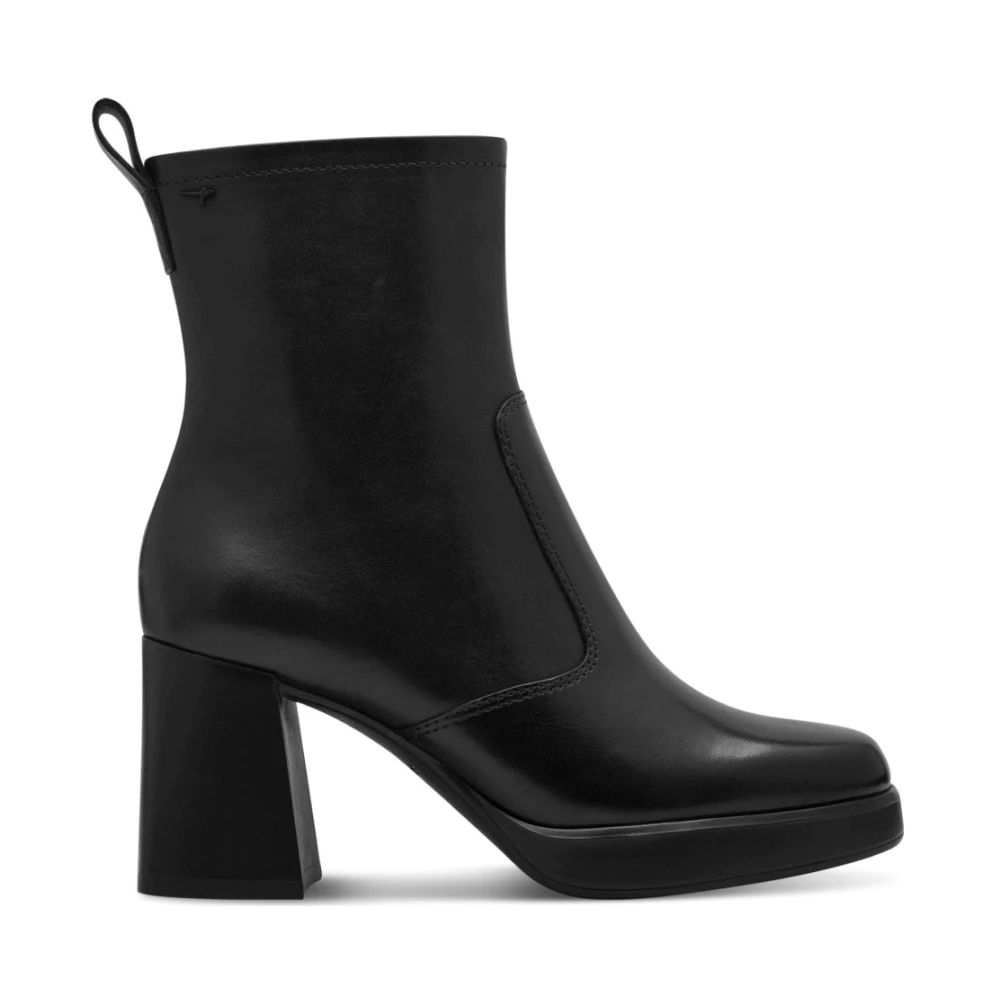 Tamaris Women's Black Heeled Ankle Boots - Heeled Boots - 6 Uk - Shoes