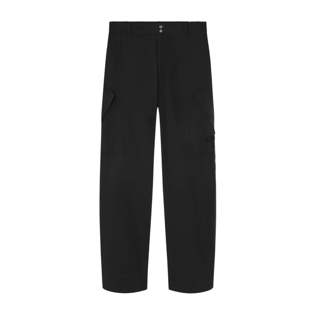 Versace Tapered Trousers - Male - Straight Trousers - Black - S - Trousers