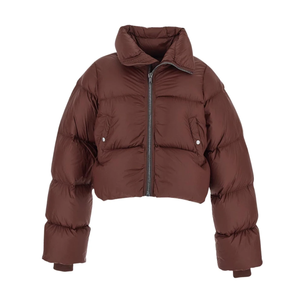 Rick Owens Donzen Jas met Schildpadstijl Red Dames