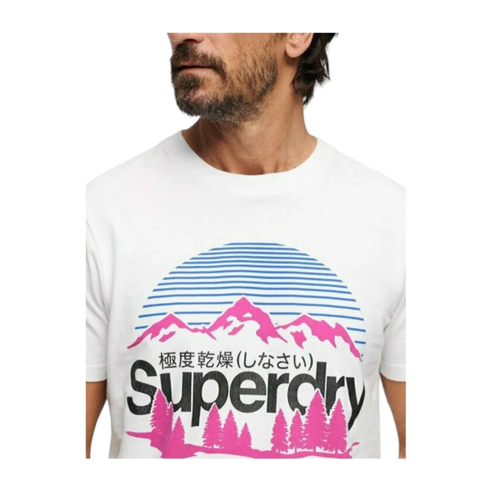 Superdry Great Outdoors T-shirt White Heren