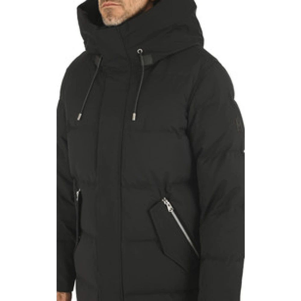 Mackage Lange zwarte donsjas Antoine Black Heren