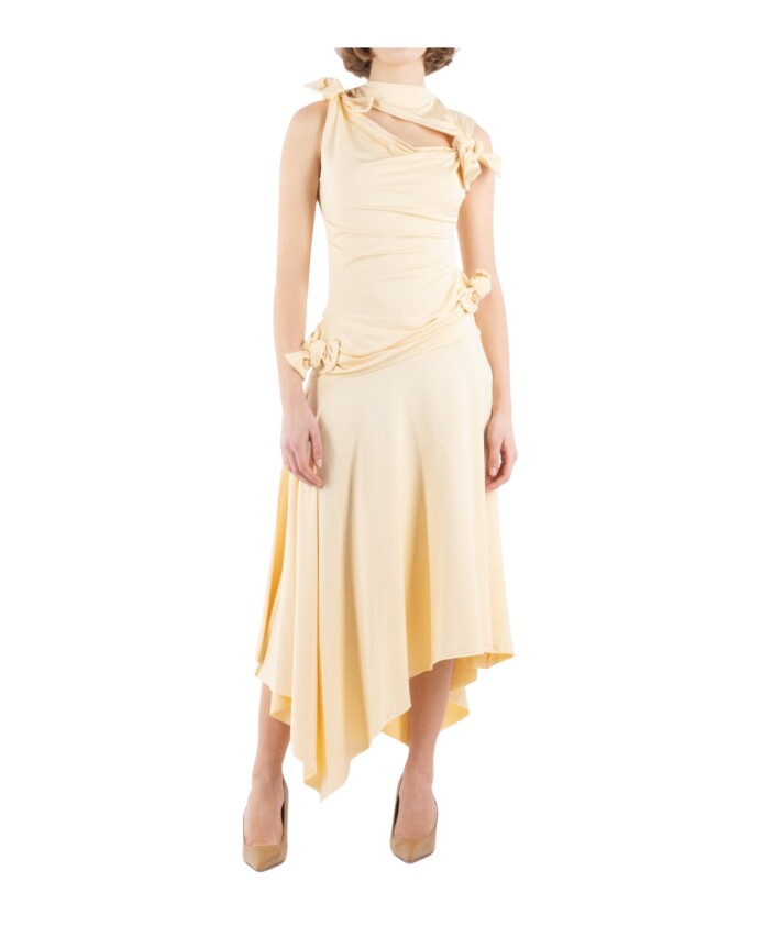 robe-jaune-slim-fit