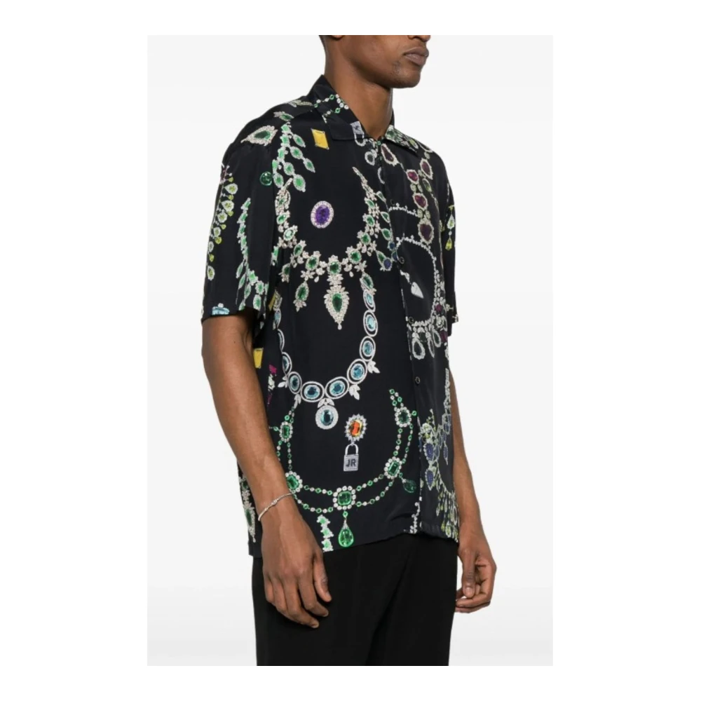 John Richmond Heren Casual Overhemd Black Heren