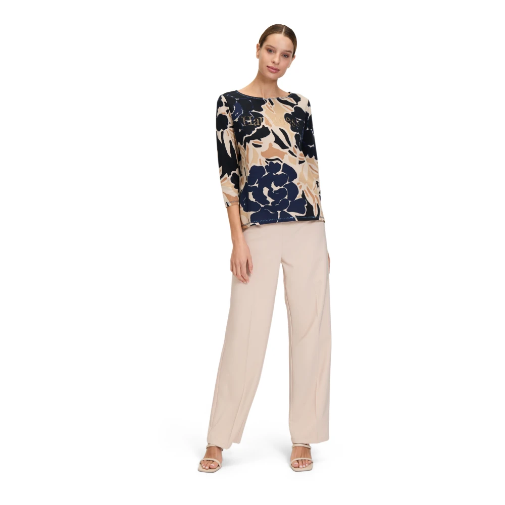 Betty Barclay Bloemen sweatshirt met 3 4 mouwen Multicolor Dames