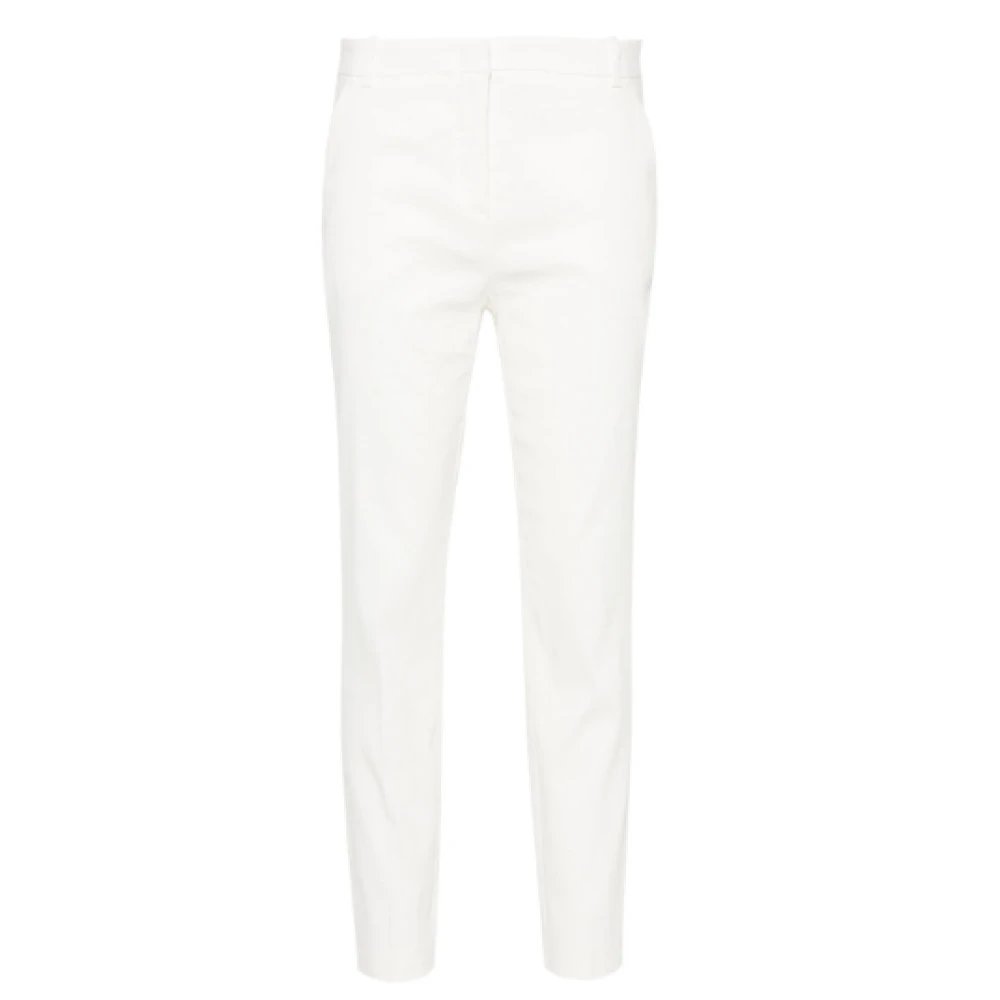 Pinko Cropped Trousers White Dames