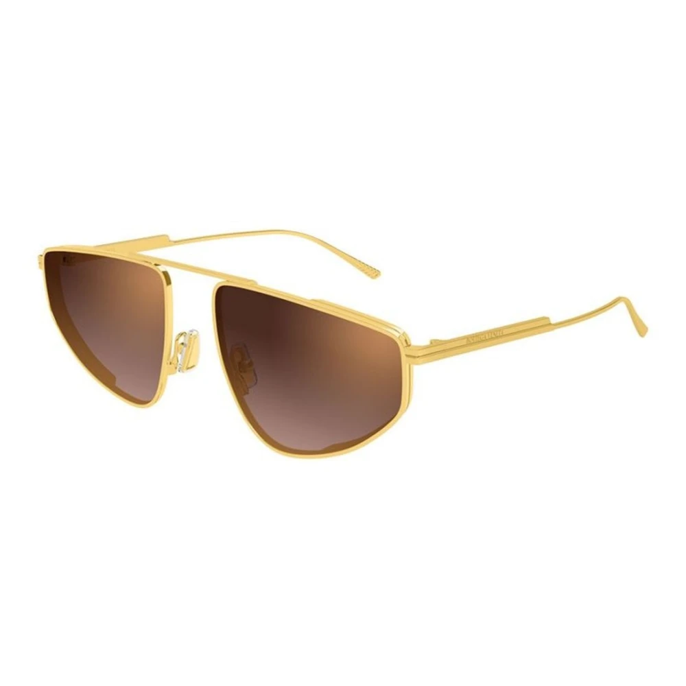 Bottega Veneta Women's Yellow Sunglasses, 59 Mm, Pilot Sunglasses