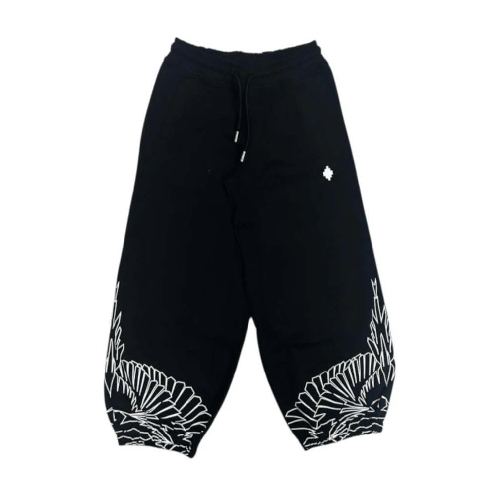 Marcelo Burlon Unisex Kids Black Sweatpants, 8 Y, Joggers