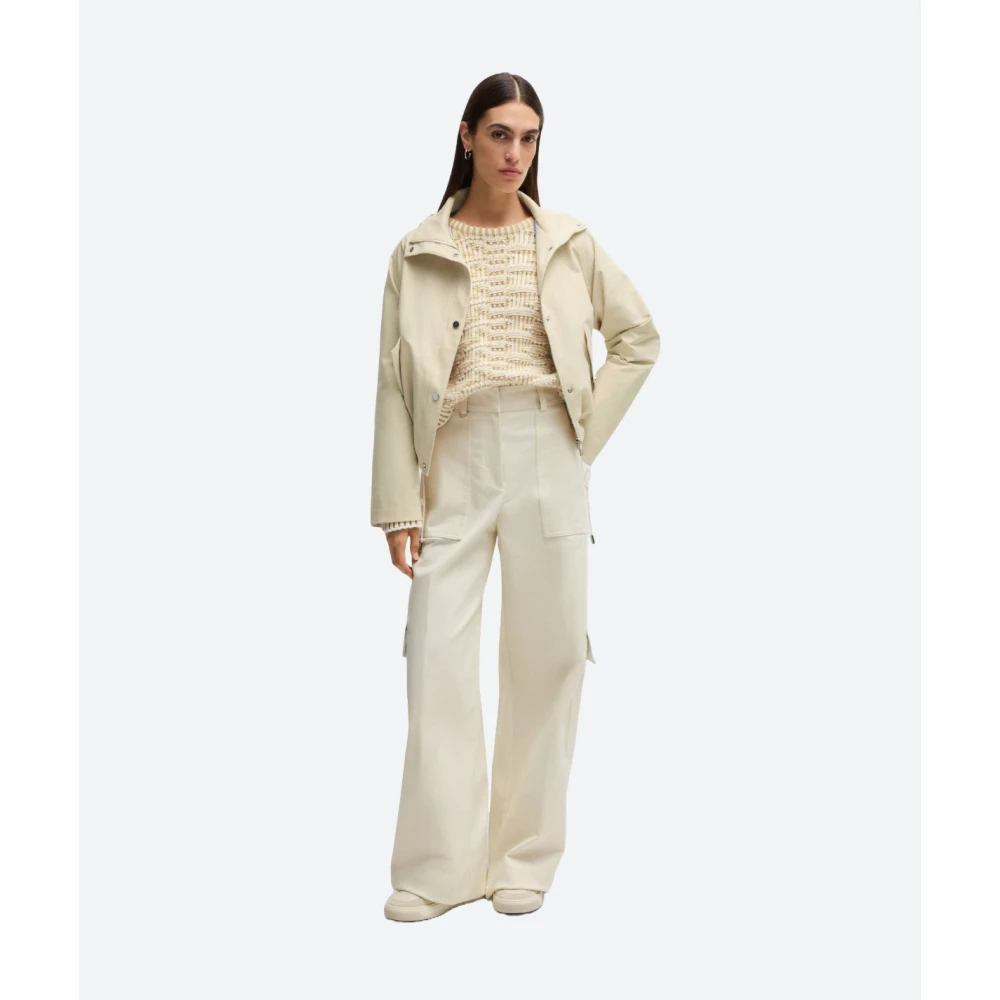 Hugo Boss Parka met capuchon Beige Dames