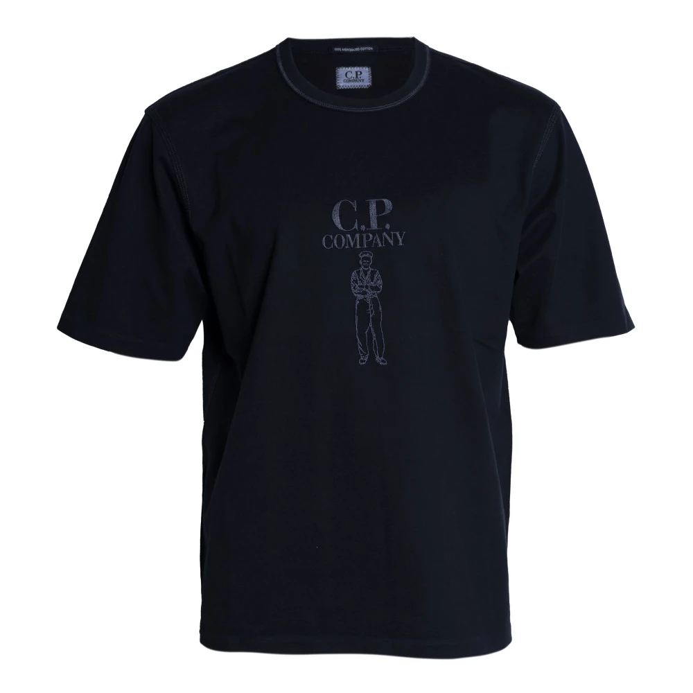 C.p. Company Men's Black T-Shirts, M, T-Shirts