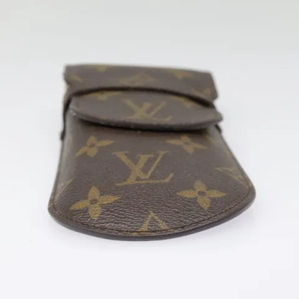 Louis Vuitton Vintage Pre-owned Canvas pouches Brown Dames