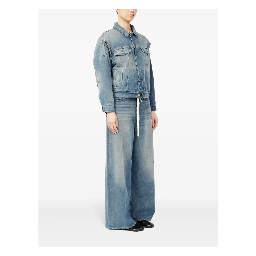 MM6 Maison Margiela Stijlvol Kaban Jack Blue Dames