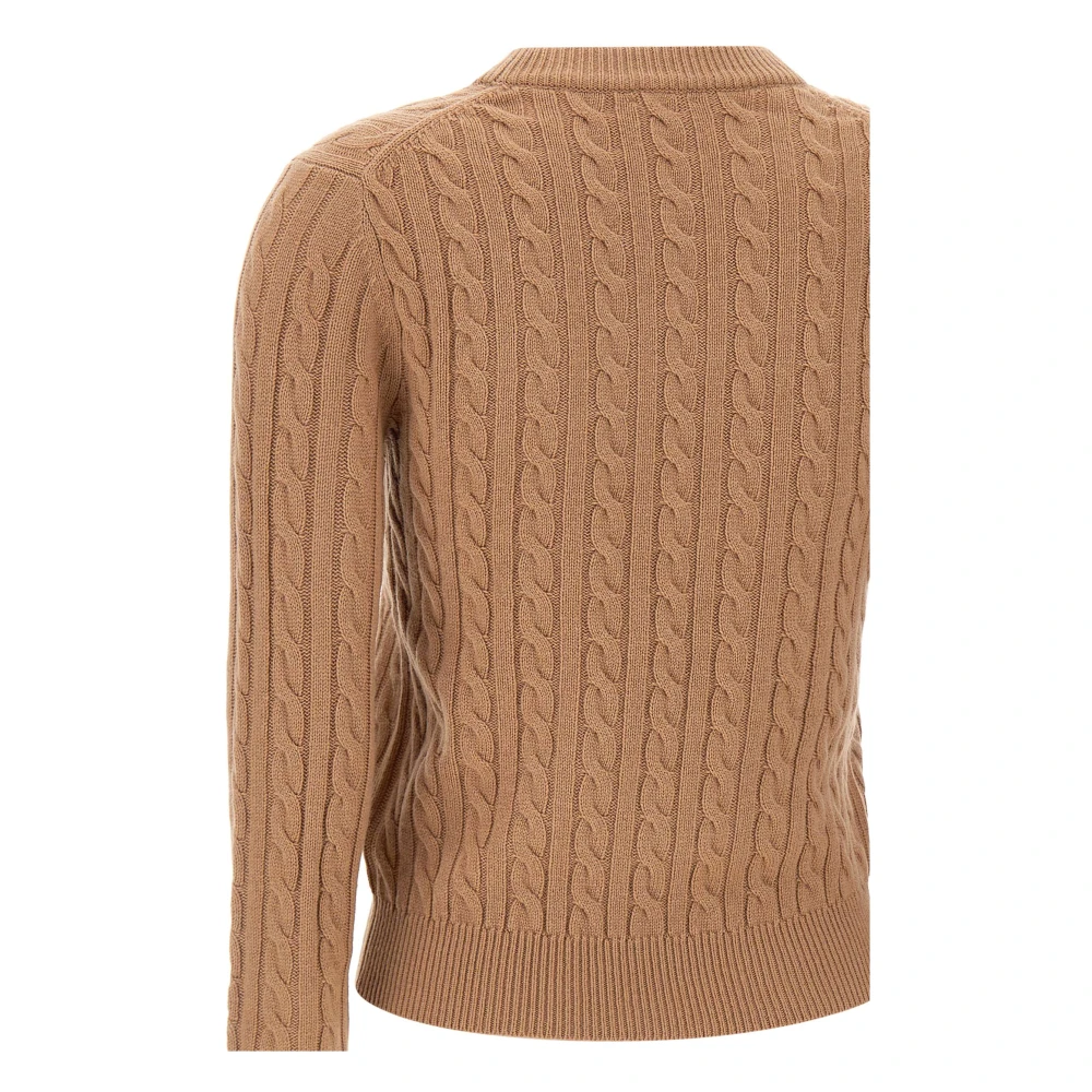 Sun68 Beige Wollen Blend Trui Beige Dames