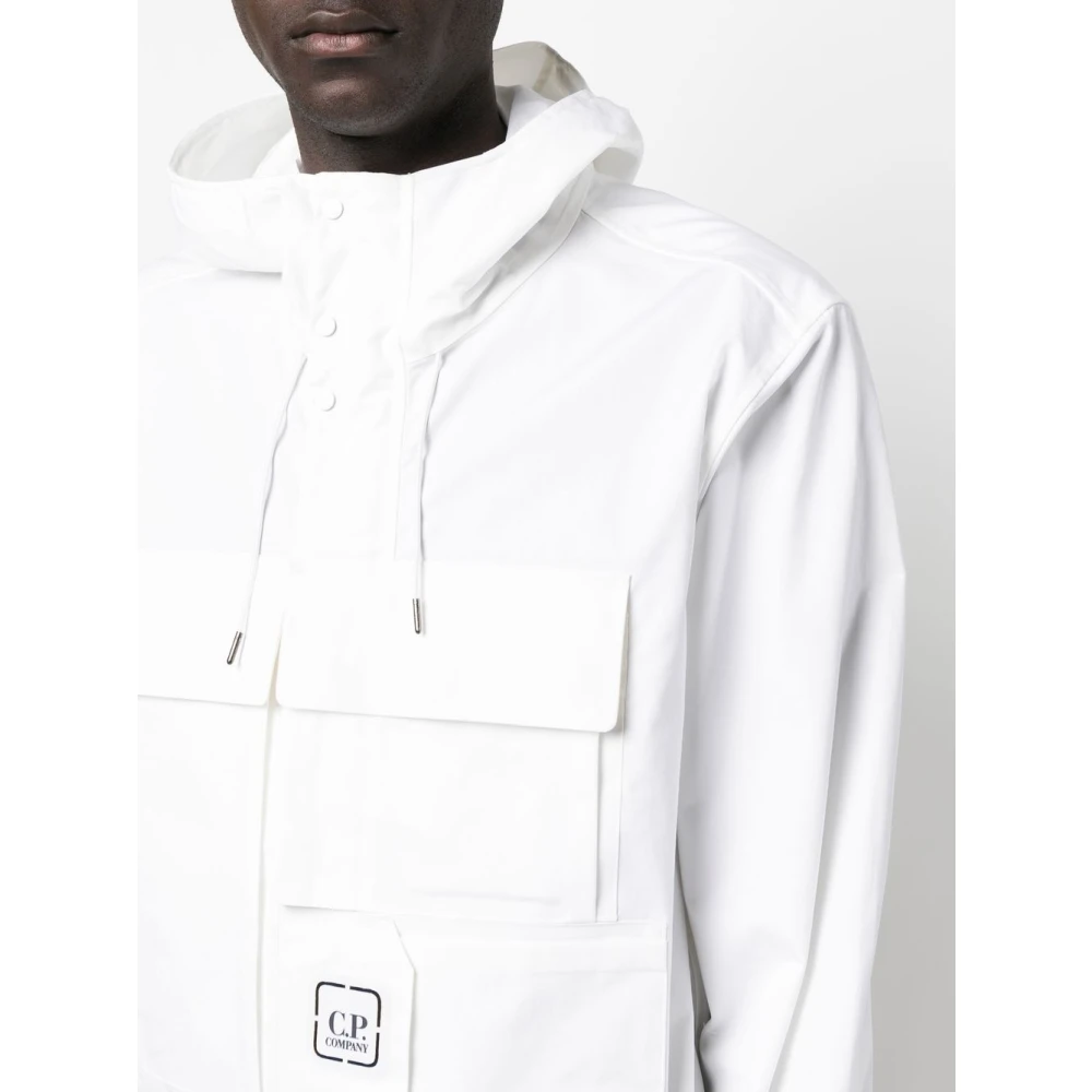 C.P. Company Metropolis Hyst Overshirt White Heren