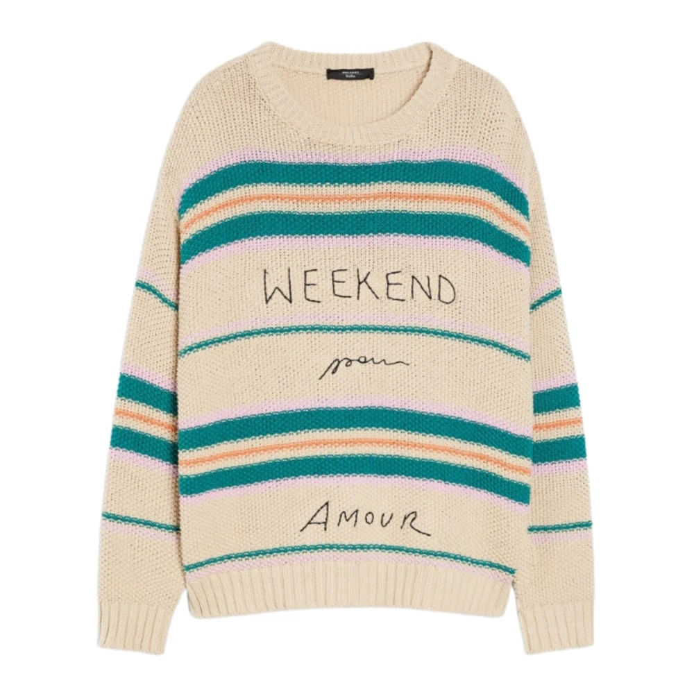Weekend Max Mara Damen Beige Strickwaren, Xsgröße: