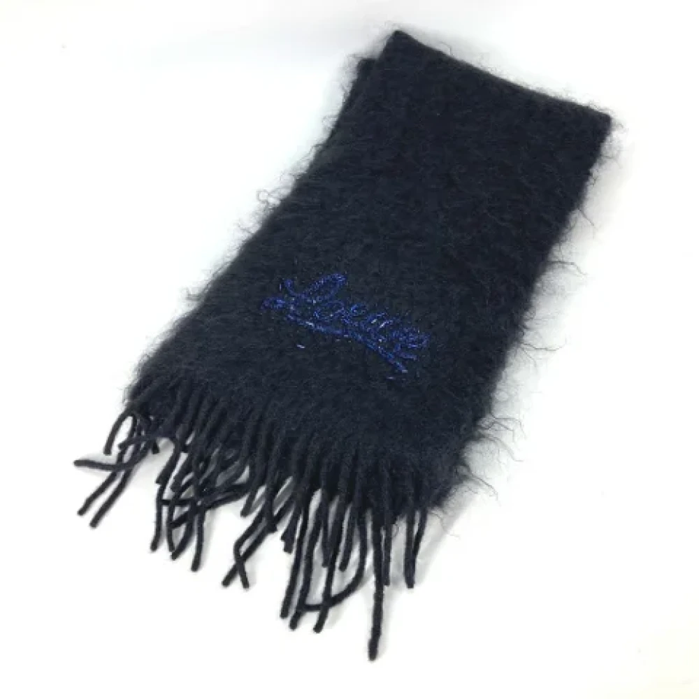 Loewe Pre-owned Fabric scarves Black Dames