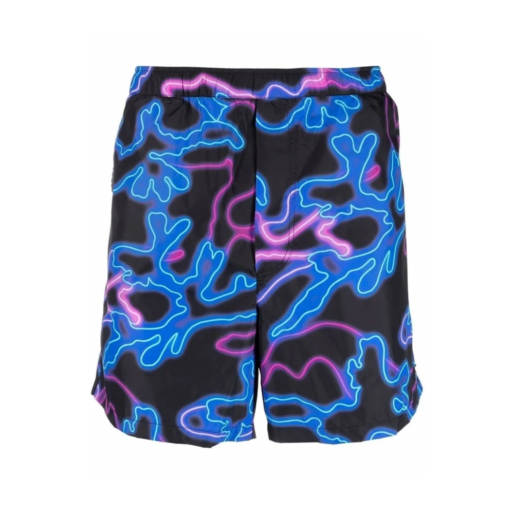 Valentino Zwarte Shorts Ss22 Elastische Tailleband Black Heren