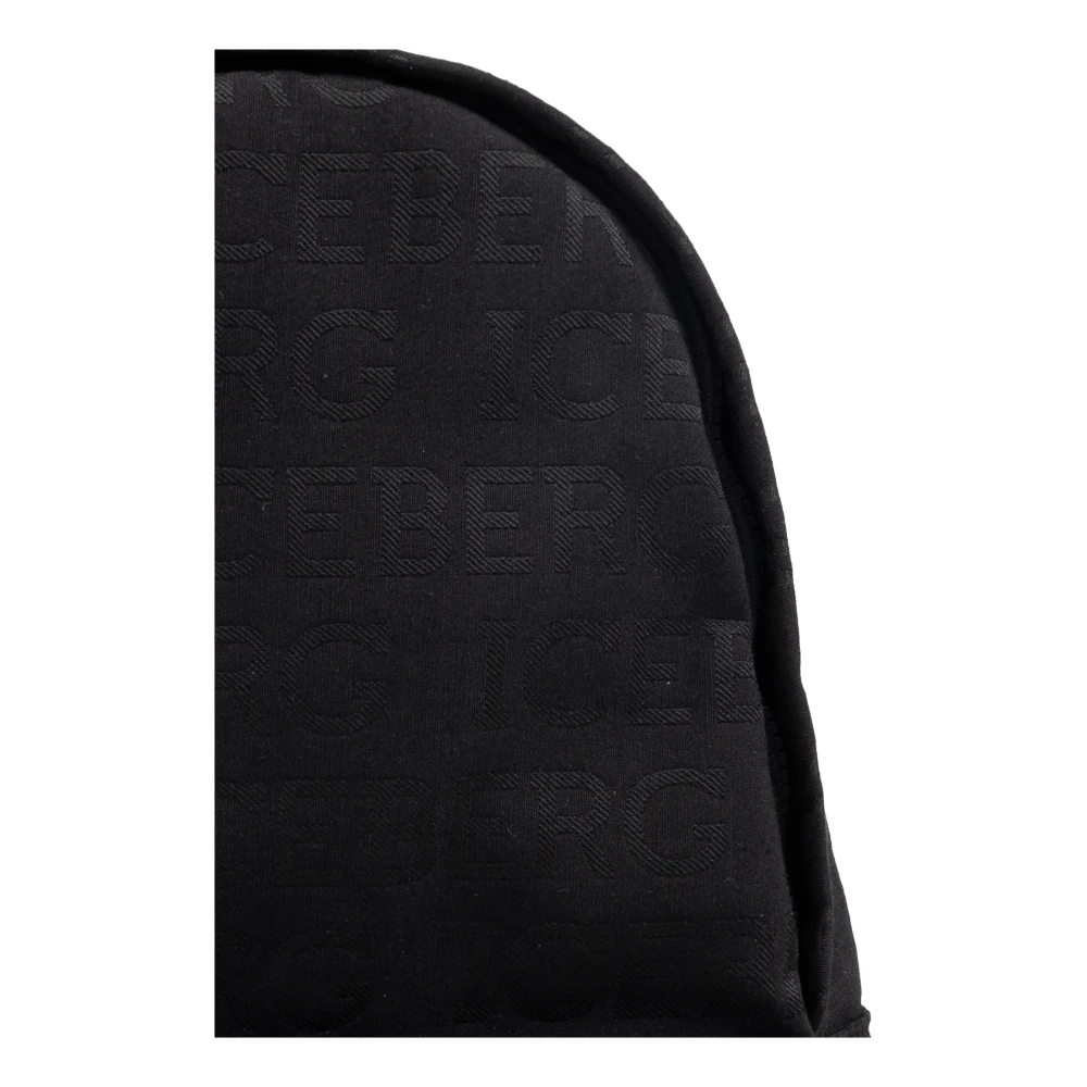 Iceberg Rugzak met logo Black Heren