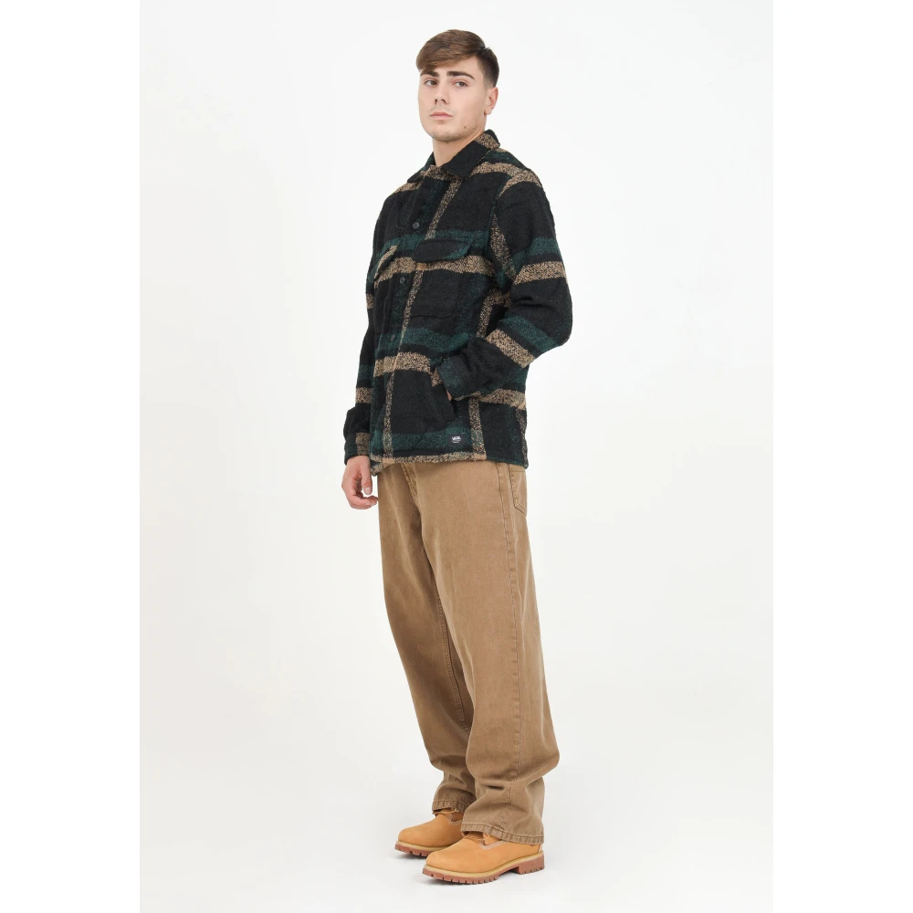 Vans Baggy Check-5 Bruine Jeans Beige Heren