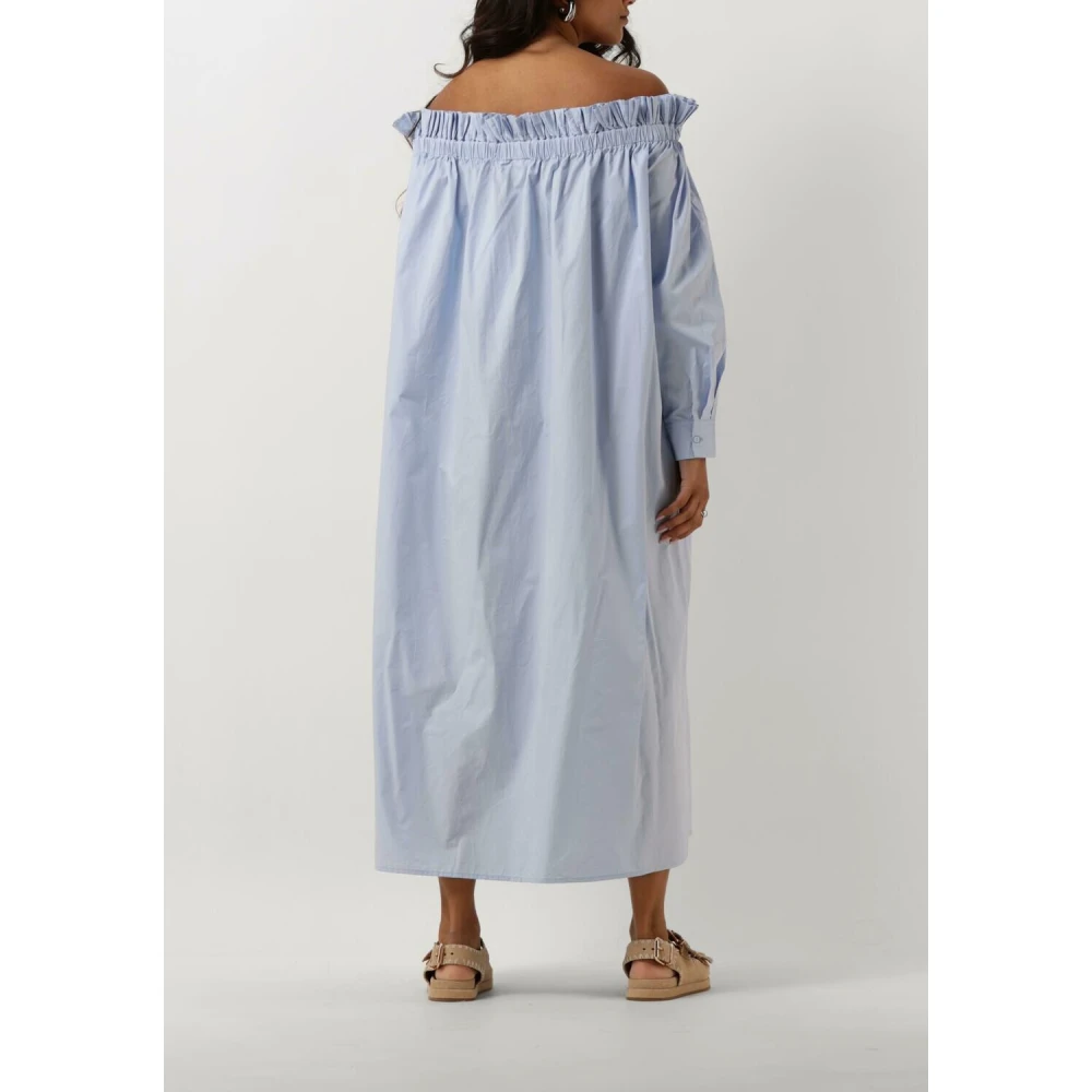 Copenhagen Muse Lichtblauwe Midi Jurk voor elke gelegenheid Blue Dames