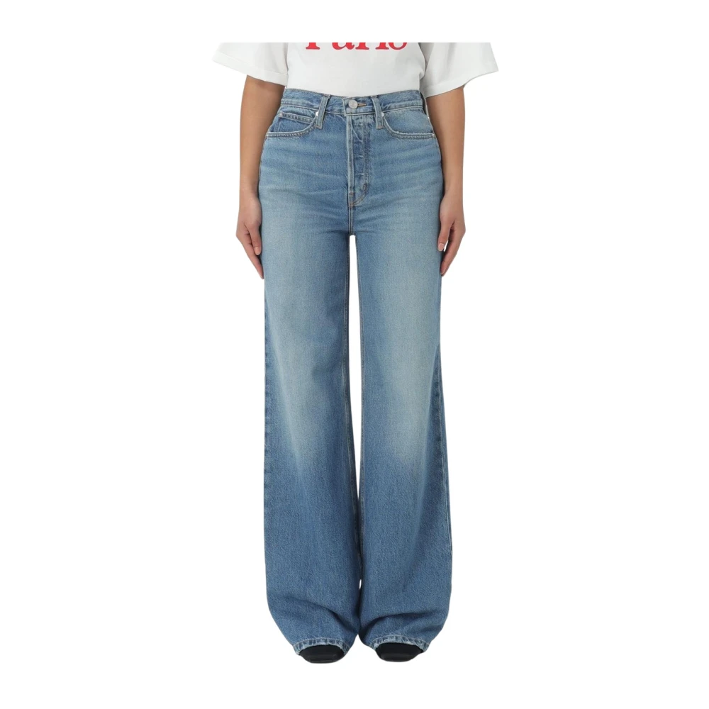 Frame - Jeans > Wide Jeans - Blue - Frame - Modalova