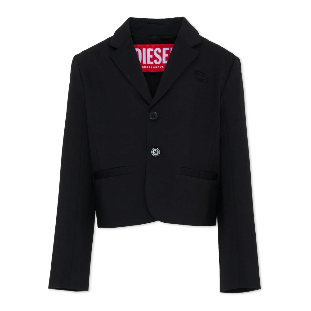 Diesel Girls Black Kids Occasion Wear, 10 Y, Kyate K900 Blazer