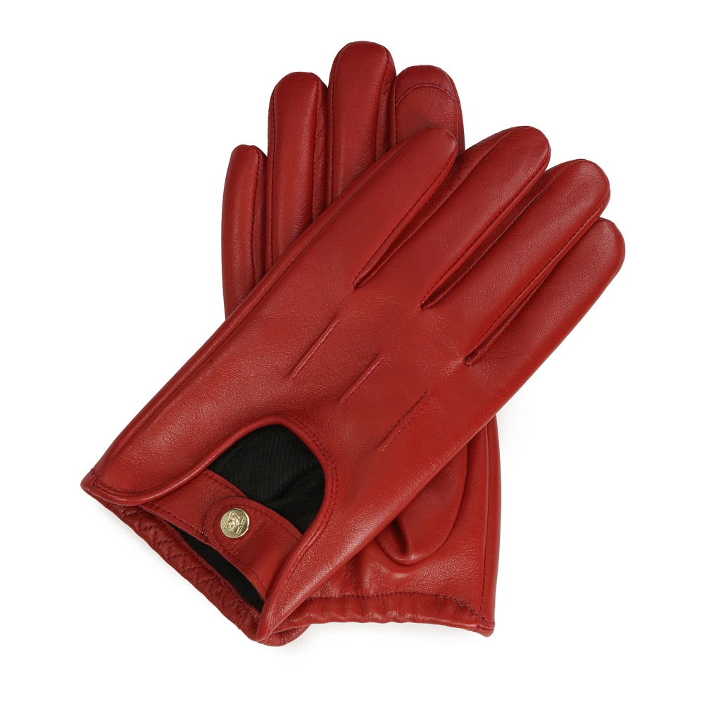 Kazar Rode leren handschoenen met uitsparingen Red Dames
