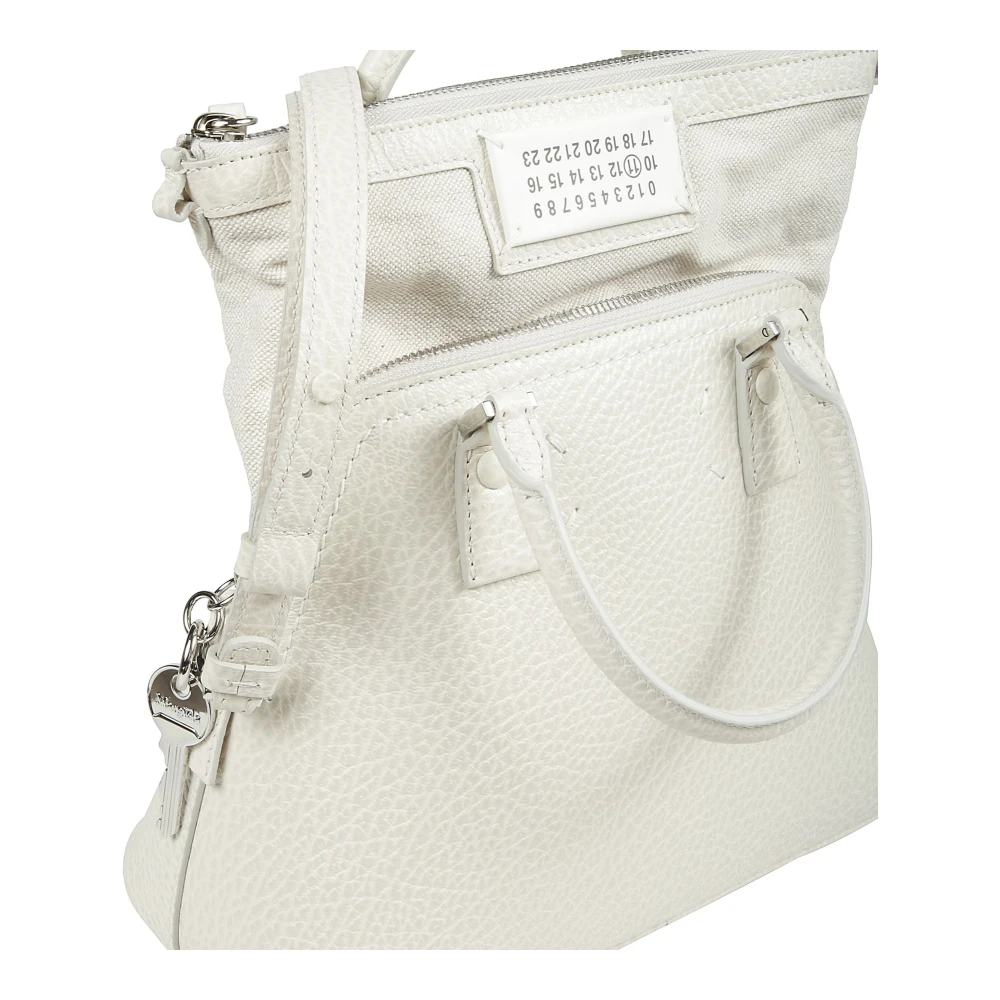 Maison Margiela Stijlvolle leren handtas voor vrouwen White Dames