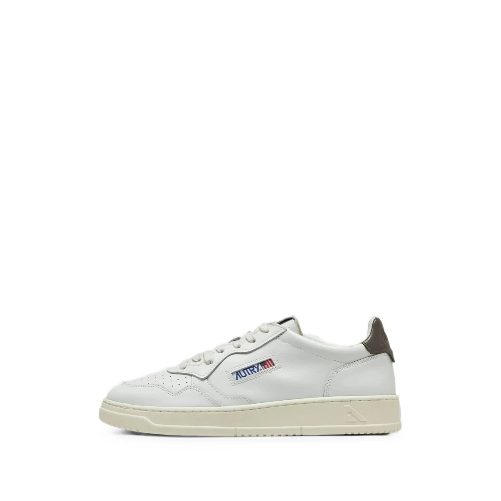 Autry White Sneakers, Female, 8 Uk, Medalist Low Trainers