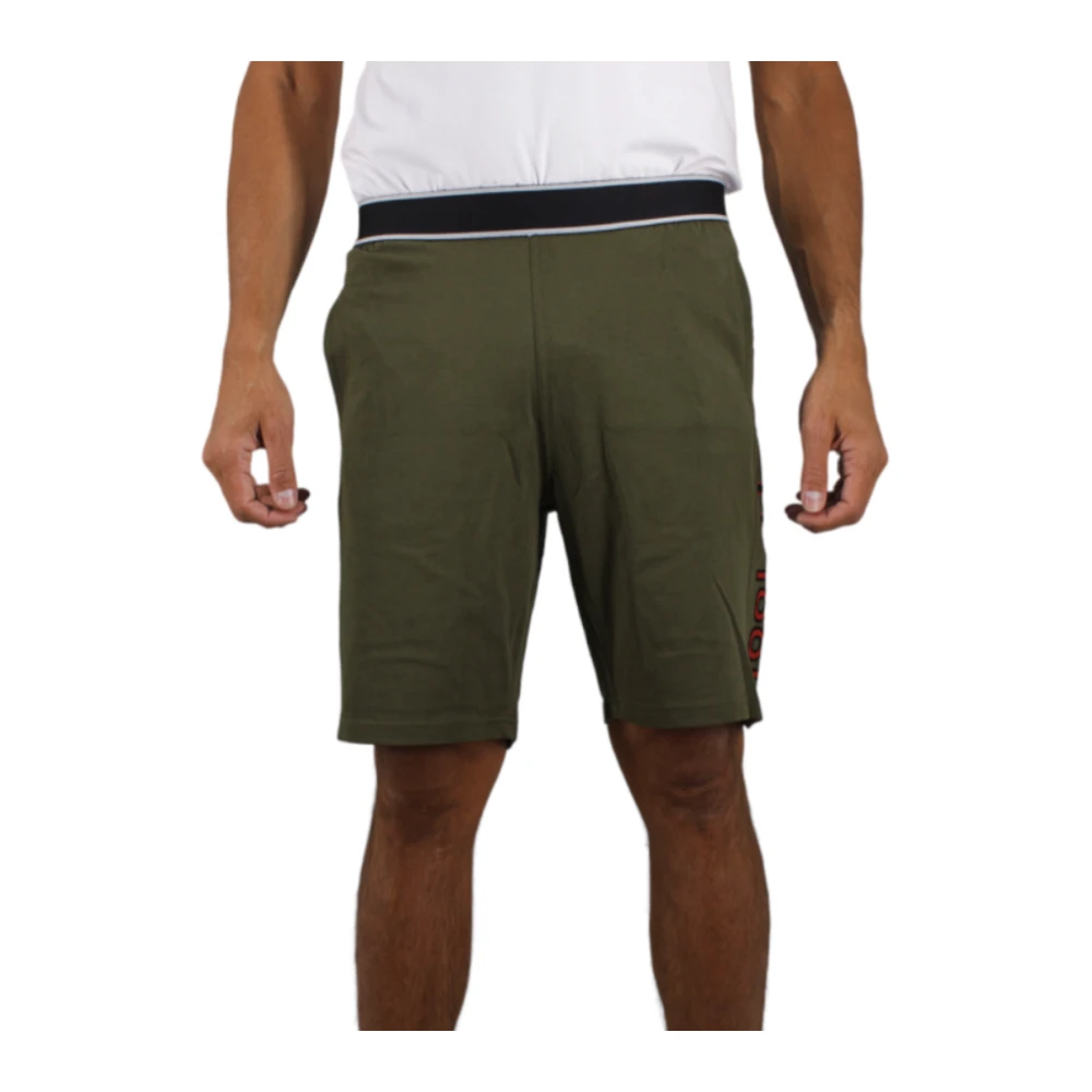 Cerruti 1881 Groene Logo Print Zij Buffa Green Heren