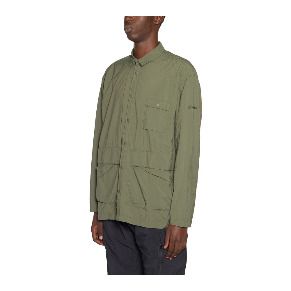 Gramicci Nylon Utility Shirt Green Heren