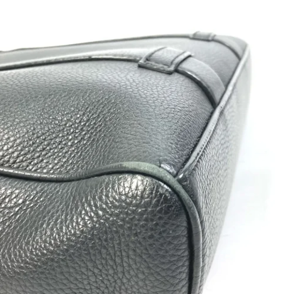 Dior Vintage Pre-owned Leather dior-bags Black Heren