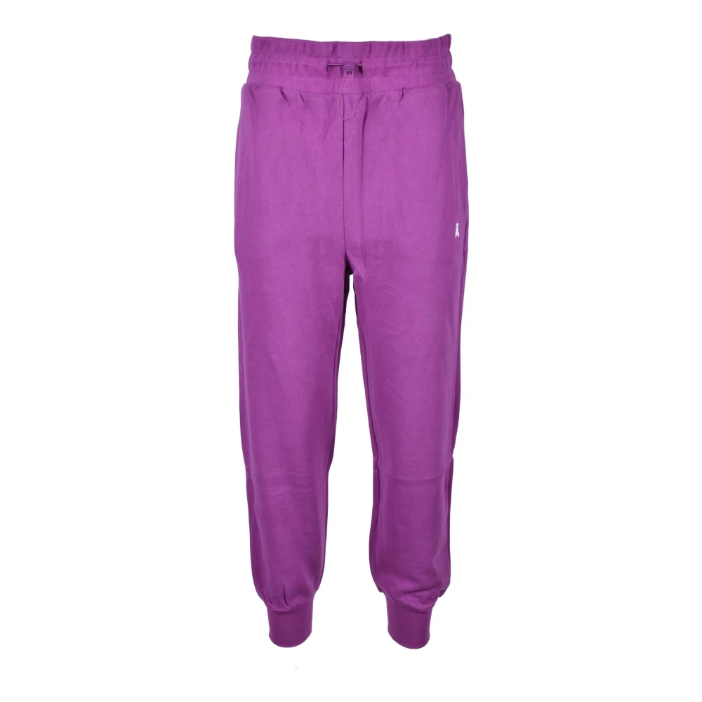 PATRIZIA PEPE Katoenen Casual Broek Purple Dames