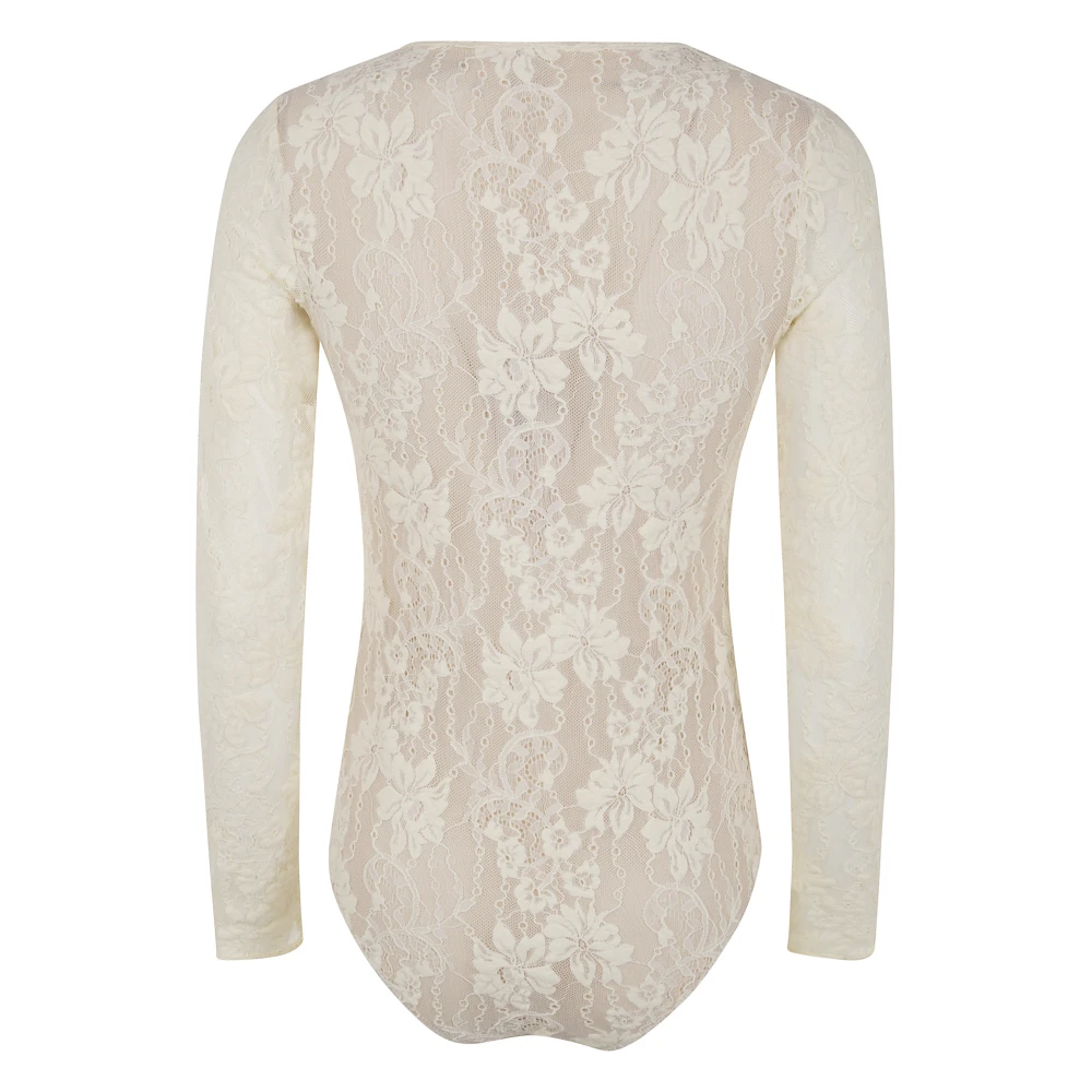 Zimmermann Elegant Kant Bodysuit Beige Dames