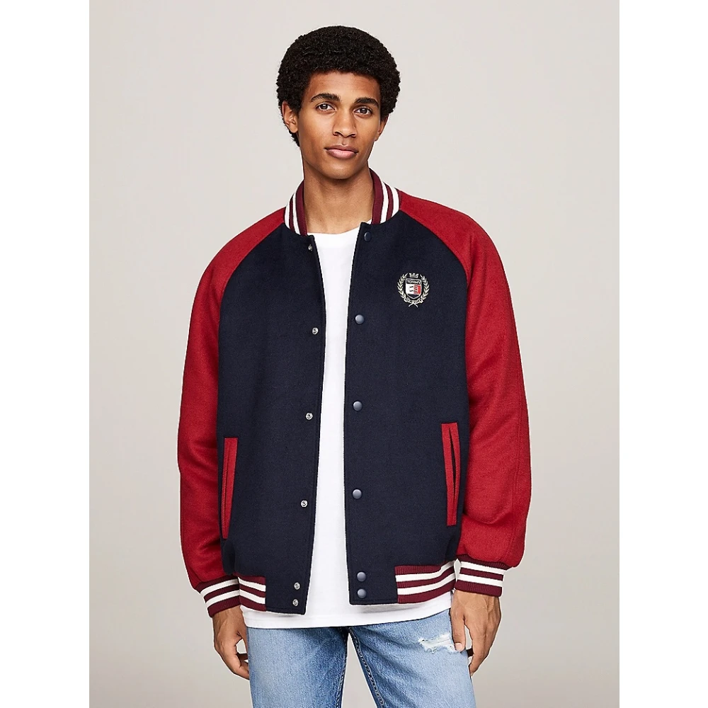 Tommy Jeans Color-Blocked Wolmix Bomberjack Multicolor Heren