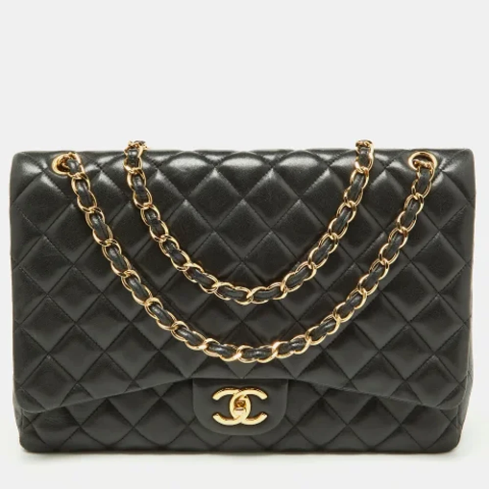 Chanel Vintage Pre-owned Leather chanel-bags Black Dames