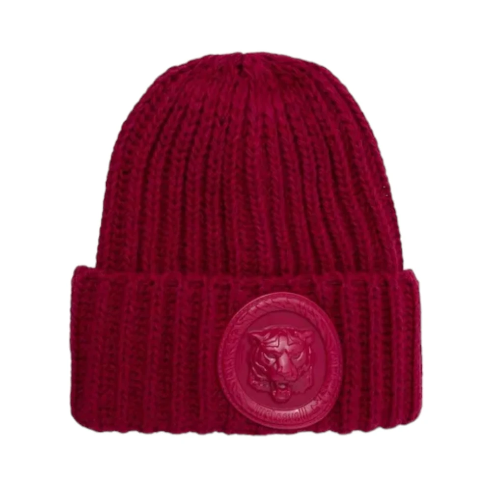 Just Cavalli Heren Katoenen Hoed Model 75Qazk04 Purple Heren
