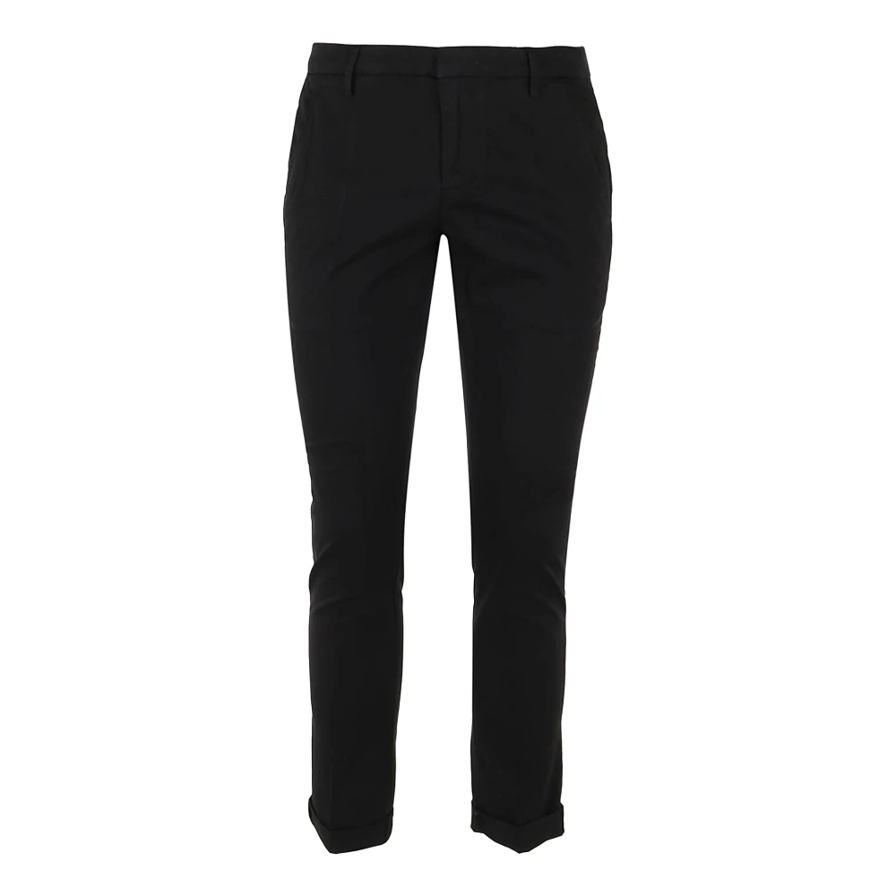 Dondup Mannelijk Zwart Broeken Heren, W30, Katoen, Men's Broeken Clothing Ss 26