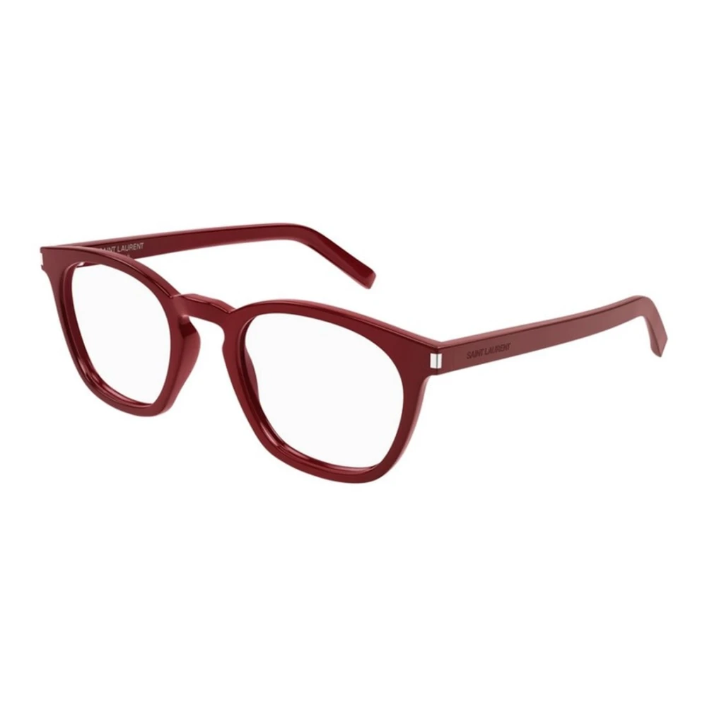 Saint Laurent Unisex Red Glasses, 50 Mm, Sl 28 Opt Optical Frame